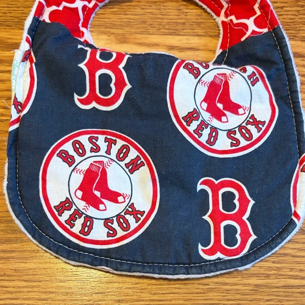 Baby Bib - Red & Navy Kids Accessory